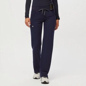 Figs Navy Kade Cargo Scrub Pants